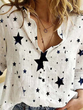 Load image into Gallery viewer, Top camisero con estampado de estrellas para mujer
