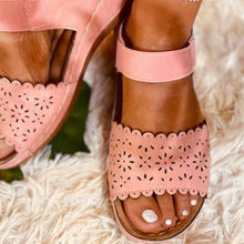 Load image into Gallery viewer, SUMMER PINK HEATHER SANDALS IN PINK SUMMER
