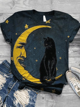 Load image into Gallery viewer, Camiseta de manga corta con estampado animal multicolor
