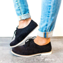 Load image into Gallery viewer, WOMAN MOCCASINS OXFORDS FALSE SUEDE
