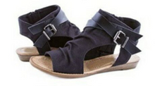 Load image into Gallery viewer, Comfortable Linen Flat Sandals for Women
