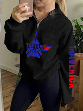 Load image into Gallery viewer, Top Gun com moletom F14 Zip
