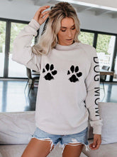 Load image into Gallery viewer, Sudadera Woman Dog Mom Paw Print
