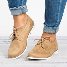 Load image into Gallery viewer, WOMAN MOCCASINS OXFORDS FALSE SUEDE
