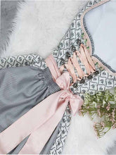 Load image into Gallery viewer, Elegant women's dress with bow

