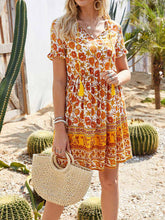 Load image into Gallery viewer, Vestido boho floral con estampado de verano
