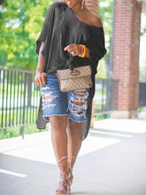 Load image into Gallery viewer, Women's Off The Shoulder Cotton Linen Top
