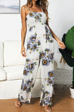 Load image into Gallery viewer, Sunflower print jumpsuits
