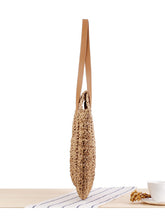 Load image into Gallery viewer, Bolso retro redondo tejido a mano para mujer

