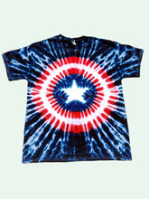 Load image into Gallery viewer, Captain America Super Hero Tie Dye Unisex T-Shirt
