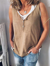 Load image into Gallery viewer, Chaleco holgado y cómodo con cuello en V para mujer
