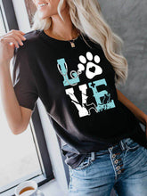 Load image into Gallery viewer, Love Pet Camiseta de manga corta para mujer
