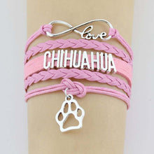 Load image into Gallery viewer, Chihuahua Dog Paw Woven Bracelet
