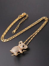 Load image into Gallery viewer, Cute Koala fashion pendant with zircon necklace
