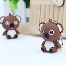 Load image into Gallery viewer, Creative Koala LED Glowing Car Keychain
