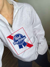 Load image into Gallery viewer, Pabst Blue Ribbon Beer Zip Hoodie
