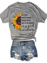 Load image into Gallery viewer, Way Maker Lyrics Faith: camisetas
