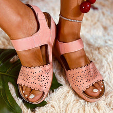 Load image into Gallery viewer, SUMMER PINK HEATHER SANDALS IN PINK SUMMER
