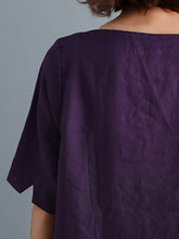 Load image into Gallery viewer, Short sleeve round neck tunic shirts
