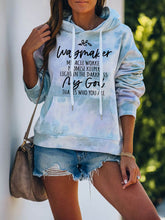 Load image into Gallery viewer, Way Maker Lyrics Faith's Print Tie Dye Hoodie
