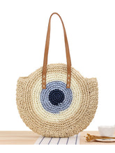 Load image into Gallery viewer, Bolso retro redondo tejido a mano para mujer

