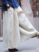 Load image into Gallery viewer, Women's Vintage Loose Cotton Linen Wide Leg Pants

