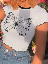 Load image into Gallery viewer, Butterfly Crop Top
