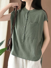 Load image into Gallery viewer, Camiseta feminina larga de algodão
