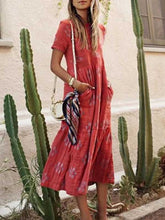 Load image into Gallery viewer, Vestido feminino estampado boêmio
