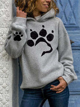 Load image into Gallery viewer, Moletom feminino com estampa de pata
