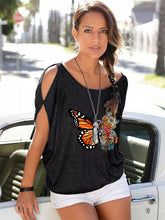 Load image into Gallery viewer, Moletom feminino de manga comprida com estampa floral
