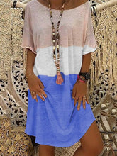 Load image into Gallery viewer, Vestido feminino com perna larga colorida
