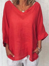 Load image into Gallery viewer, Solid Long Sleeve T-shirts for Women
