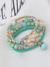 Load image into Gallery viewer, Ladies Crystal Figure Eight Crown Water Drop Mix and Match Special Fashion Bracelet
