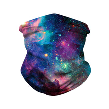 Load image into Gallery viewer, Bandana estampa céu estrelado ao ar livre
