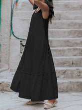 Load image into Gallery viewer, Vestido de playa sexy largo con volantes
