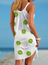 Load image into Gallery viewer, Vestido de playa con estampado de kiwi para mujer
