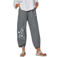 Load image into Gallery viewer, Women's Butterfly Print Casual Pants
