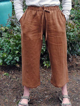 Load image into Gallery viewer, Women's High Waist Cotton Linen Casual Pants
