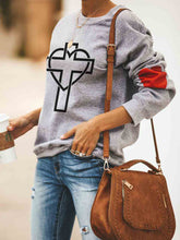 Load image into Gallery viewer, Moletom feminino amor cruz

