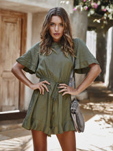 Load image into Gallery viewer, Pure Color Loose Cotton Loose Rompers
