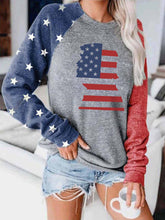 Load image into Gallery viewer, Moletom de manga comprida Trump flag
