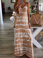 Load image into Gallery viewer, Vestido de tirantes tie-dye para mujer

