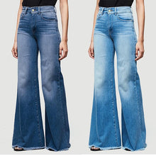 Load image into Gallery viewer, Plus Size 70s Bell Bottom Jeans
