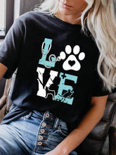 Load image into Gallery viewer, Love Pet Camiseta de manga corta para mujer
