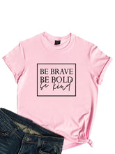 Load image into Gallery viewer, Camiseta plus size com slogan casual
