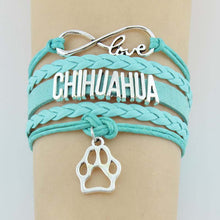 Load image into Gallery viewer, Chihuahua Dog Paw Woven Bracelet

