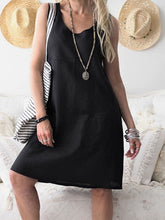 Load image into Gallery viewer, Vestido de lino sin mangas para mujer
