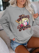 Load image into Gallery viewer, Arkham Lil Monsters Painted Hoodie para mulheres
