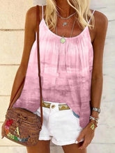 Load image into Gallery viewer, Women's loose-fit tank top with tie-dye print

